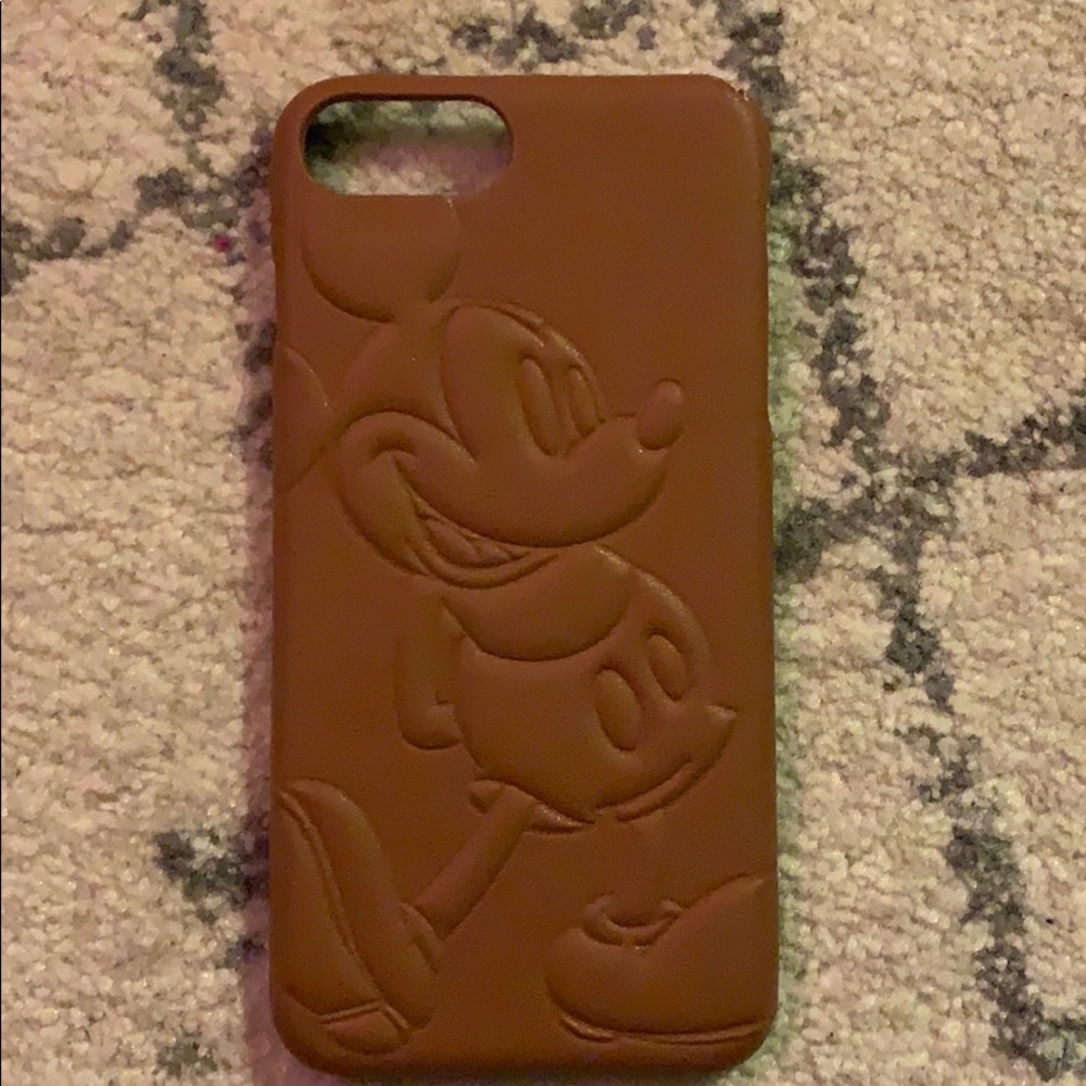 Leather Mickey Mouse IPhone 7 or 8 plus